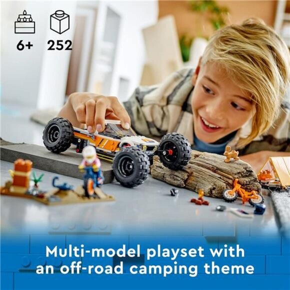 City 4x4 Off-Roader Adventures 60387 Building Toy - Camping Set Monster Truck - Picture 2 of 7